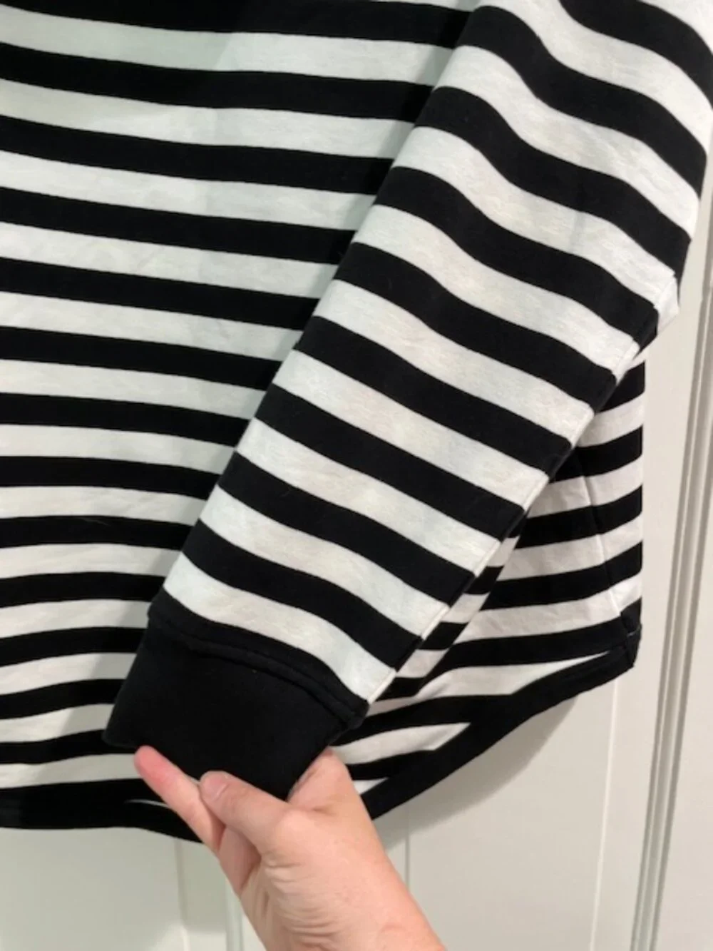 Striped Michael Kors Logo Hoodie